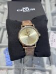 Coach Grand Women's Watch Signature Leather Strap (Brown) 14504436