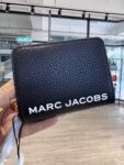 Marc Jacobs Leather Bifold Wallet (Black)