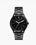 Fossil Fenmore Three-Hand Black Stainless Steel Men Watch (BQ2862)
