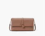 Kate Spade Knott Flap Chain Crossbody (Warm Acorn) - Boutique Collection