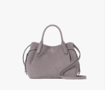 Kate Spade Dumpling Suede Small Satchel (Hare Grey)