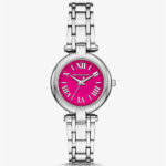 Michael Kors Mini Laney Silver-Tone Women Watch (MKO1127)