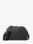 Michael Kors Ashton Extra-Small Pebbled Leather Crossbody Bag (Black) - Boutique Collection