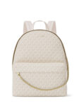 Michael Kors Slater Medium Signature Logo Backpack (Cream Multi)