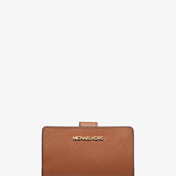 Michael Kors Medium Saffiano Leather Wallet (Luggage)