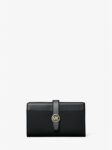 Michael Kors Greenwich Medium Saffiano Leather Wallet (Black)