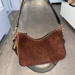 Marc Jacobs Drifter Large Convertible Suede Shoulder Bag (Cognac)