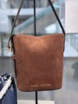 Marc Jacobs Drifter Small Bucket Bag Suede Leather (Cognac)