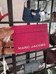Marc Jacobs Leather Card Case (Hot Pink)