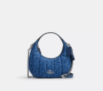 Coach Carmen Mini Crossbody Bag With Quilting (Denim)