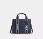 Coach Smith Tote Bag 24 In Refined Pebble Leather (Denim Multi)