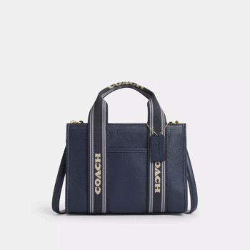 Coach Smith Tote Bag 24 In Refined Pebble Leather (Denim Multi)