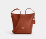 Coach Jude Duffle Bag in Smooth grain leather (Tan)