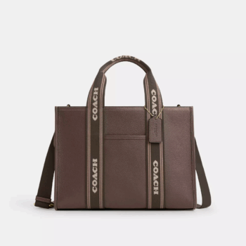 Coach Smith Tote Bag In Refined Pebble Leather (Dark Stone)