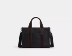 Coach Smith Tote Bag in Refined pebble leather and webbing (Black)