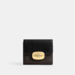 Coach Eliza Small Wallet (Walnut Black)