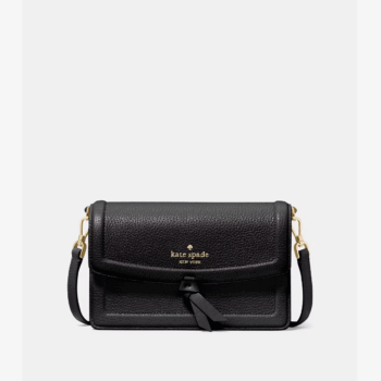 Kate Spade Knott Mini Flap Crossbody (Black)