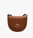 Fossil Everleigh Leather Large Flap Crossbody Bag(Brown) - Boutique Collection