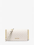 Michael Kors Jet Set Medium Signature Logo Crossbody Bag (Cream Multi)