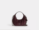 Coach Carmen Mini Crossbody Bag With Quilting (Burgundy)