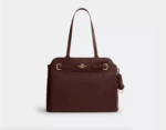 Coach Easton Tote Bag in Shiny smooth leather (Maple)