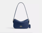 Coach Kailey Shoulder Bag In Leather (Deep Blue)