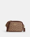 Coach Mini Jamie Camera Crossbody Bag In Signature Canvas (Tan Brown)