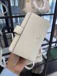 Kate Spade Phoebe Medium Wallet in Refined Grain Leather (Meringue)