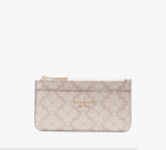 Kate Spade Spade Flower Large Slim Card Holder (Dark Beige)