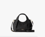 Kate Spade Carter Nylon Small Pleated Crossbody (Black)
