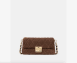 Kate Spade Carey Quilted Suede Mini Crossbody (Hot Fudge)