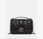Kate Spade Carey Quilted Small Flap Crossbody (Black)