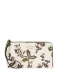 Kate Spade Lucy Floral Medium L-Zip Wristlet (Meringue)