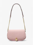 Michael Kors Mila Medium Signature Logo Messenger Bag (Powder Blush)