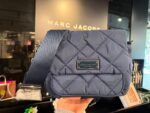 In Transit - Marc Jacobs Nylon Jumbled Logo Messenger Bag (Azure Blue)
