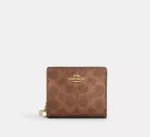 [In Transit] - Coach Snap Wallet In Signature Canvas (Copper)