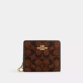 Coach Snap Wallet In Signature Chenille (Chenille)