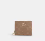 [In Transit] - Coach Snap Wallet In Signature Canvas (Tan Brown)