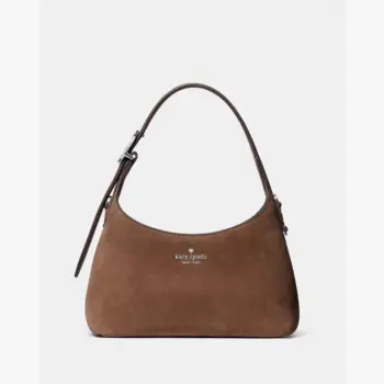 Kate Spade 454 Suede Mini Crossbody (Hot Fudge)