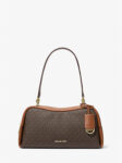 Michael Kors Cecily Medium Signature Logo Shoulder Bag (Brown)