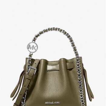 Michael Kors Mina Small Chain Convertible Crossbody Bag (Olive)
