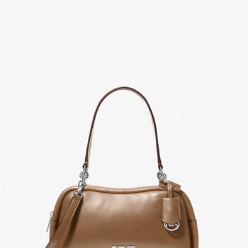 In Transit - Michael Kors Cecily Small Leather Shoulder Bag (Driftwood)