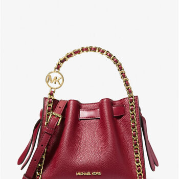 Michael Kors Mina Small Chain Crossbody Bag (Cherry)