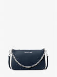 Michael Kors Jet Set Medium Saffiano Leather Crossbody Bag (Navy)