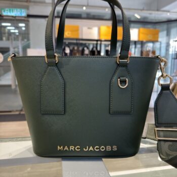 Marc Jacobs Trademarc Small Leather Tote (Spurce)
