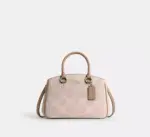 In Transit - Coach Savannah Small Carryall Bag In Signature Canvas (Sand Taupe)