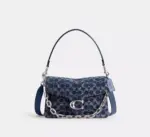 In Transit - Coach Chain Tabby Shoulder Bag In Signature Denim (Deep Blue Multi) - Exclusive Boutique Collection
