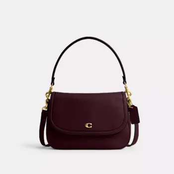 In Transit - Coach Legacy Shoulder Leather Bag (Merlot) - Boutique Collection