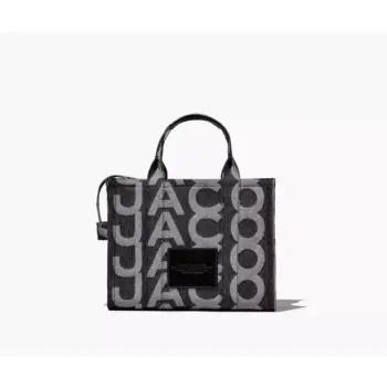 Marc Jacobs The Monogram Small Tote Bag (Denim Blue)