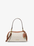 Michael Kors Cecily Small Signature Logo Shoulder Bag (Vanilla)